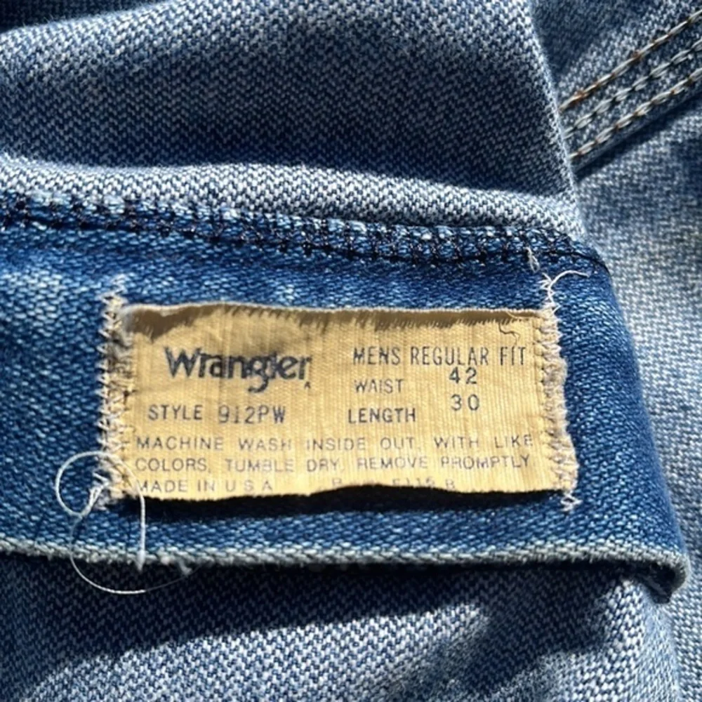 Vintage Wrangler Jeans Mens Regular Fit 42X30